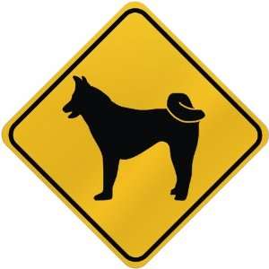  ONLY  AKITA  CROSSING SIGN DOG