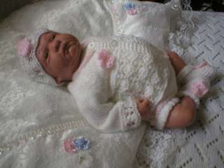 Snuggleknits set for preemie reborn/baby girl  