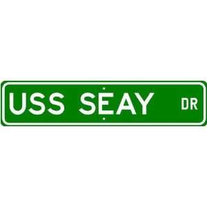 USS SEAY AKR 302 Street Sign   Navy 