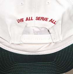 Hard Rock Cafe WHITE Baseball HAT STP Logo UPick INTL  