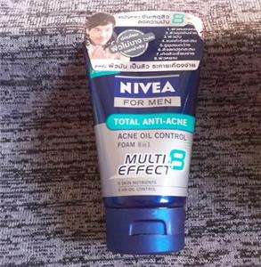 Nivea For Men  Total Anti Acne Acne oil control Foam 8in1  