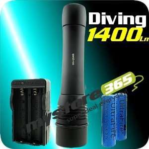  New Arrival1400Lm CREE XM L T6 LED Diving Flashlight 