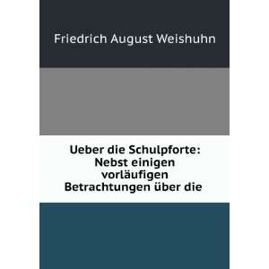   ufigen Betrachtungen Ã¼ber die . Friedrich August Weishuhn Books