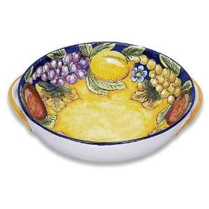 Handmade Al Fresco Salad Bowl From Italy 
