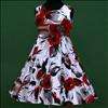   Christmas Gifts White Wedding Party Flower Girls Dress 7 8y sz 90