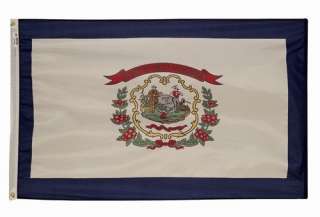   Virginia Flag 3x5 Nylon WV State Flag American Made Nylon Flag  