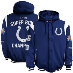 Indianapolis Colts Royal Blue 2X Super Bowl Champs Commemorative 