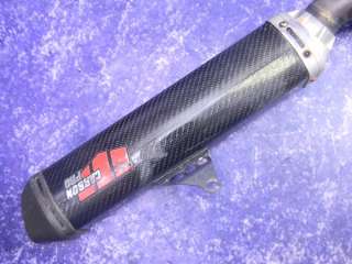 CRF 450 R WHITE BROTHERS CARBON FIBER EXHAUST SILENCER HEADER CRF450 