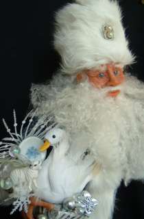OOAK SANTA Claus Father Christmas 21 jennilynnhill Old World Art Doll 