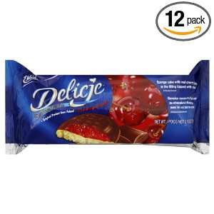 Wedel Delicje Biscuits with Cherry, 5.18 Ounce (Pack of 12)  