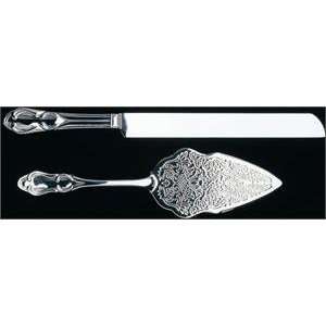   4827 Silver Plated Engavable Wedding Royal Cake Knife and Serving Set
