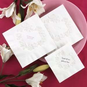  Pearl Heart Wedding Napkins (100ct) Toys & Games