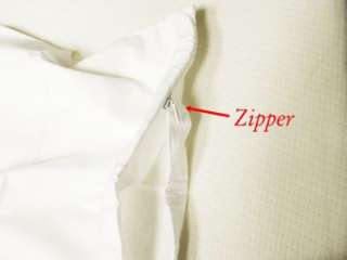 300TC STANDARD COTTON COVER ZIPPERED PILLOW PROTECTOR  
