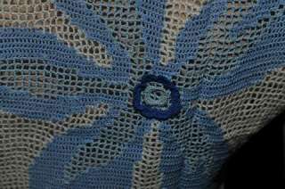 Lims Vintage 100% Rami Hand Crochet Top Medium  
