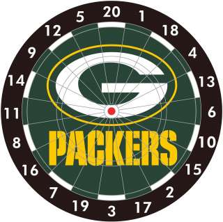 NFL Green Bay Packers Logo Bristle Dart Board   NEW  