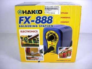 The Hakko FX 888 is an inexpensive yet durable temperature adjustable 