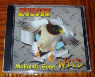 ZINK CALLS MALLARDS GONE WILD DUCK CALL VIDEO CD NEW 810280017052 
