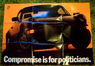 1988 Porsche Poster Folder 88 Brochure 911 928 944  