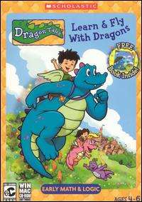 Dragon Tales Learn & Fly with Dragons PC CD math game  