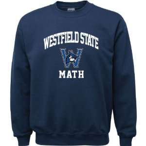  Westfield State Owls Navy Youth Math Arch Crewneck 