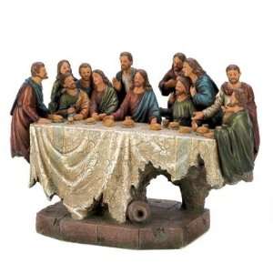   Da Vinci Inspired Last Supper Jesus Apostles Sculpture