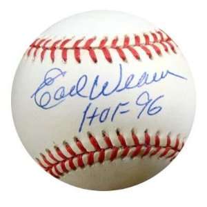 Earl Weaver Signed Baseball   AL HOF 96 PSA DNA #M55773   Autographed 