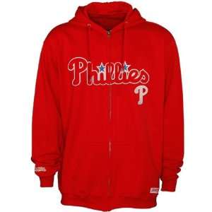  Stitches Philadelphia Phillies Red Team Applique Full Zip 