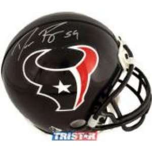 DeMeco Ryans Autographed Helmet   Autographed NFL Helmets