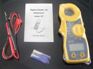 AC DC LCD Clamp Multimeter Meter Voltage Tester on SALE  