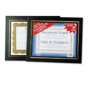  Nu Dell 21202 Leatherette Document Frame, 8 1/2 x 11 