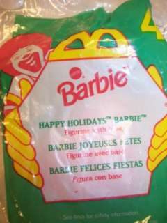 McDonalds Happy Holidays Barbie Happy Meal Toy NEW  