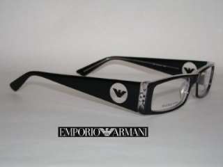 EMPORIO ARMANI EA 9465 BLACK Designer Eyeglasses Frames Size 51  