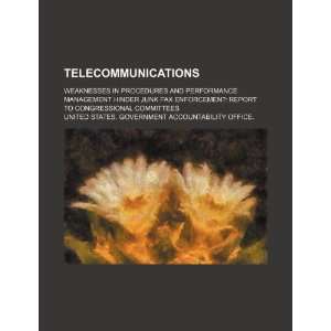 Telecommunications weaknesses in procedures and performance 