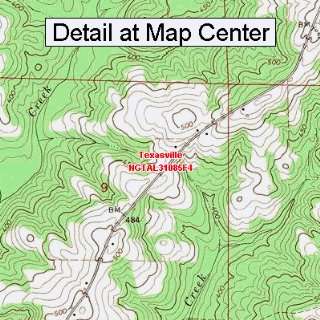   Map   Texasville, Alabama (Folded/Waterproof)