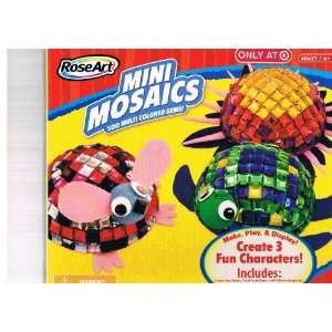  Mini Mosaics (Create 3 Fun Characters) Toys & Games