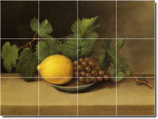 Lemon And Grapes by Raphaelle Peale