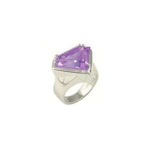  Sterling Silver Simulated Alexandrite Ring Size 4 to 10 