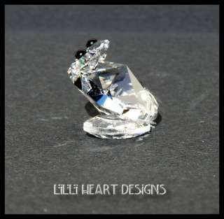 LITTLE TINY FROG MADE FROM SWAROVSKI CRYSTAL RETIRED  
