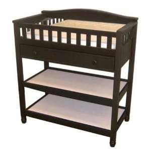  Child Craft Watterson Wood Changing Table in Black Baby