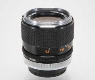 Canon FD 35mm f2 Lens   Rare Thorium Glass   Concave Element   Chrome 