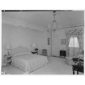   Via Lazo, Palm Beach, Florida. Bedroom, to bed 1960