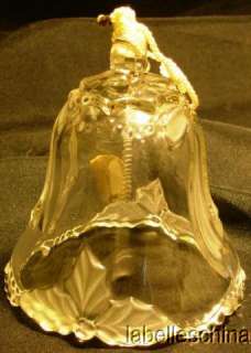 Original Walther Glass Christmas Bell made in Germany  