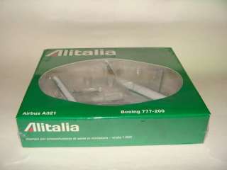 Herpa Wings 1500 Alitalia Ser A321 + B777 NG  