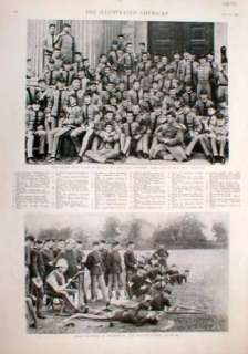 1890 West Point Graduates Rifle Shooting At Creedmoor  