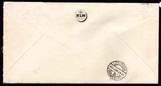 Netherlands To Hungary 1956 KLM First Flight cover  