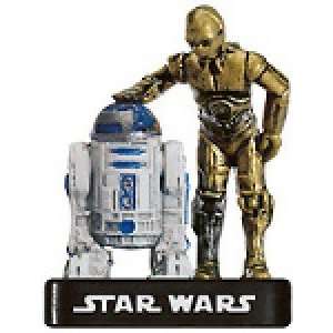  Star Wars Miniatures C 3PO and R2 D2 # 5   Alliance and 