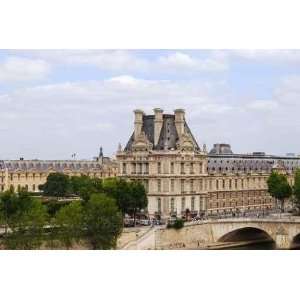  Louvre Museum Building Exterior, Paris, France   Peel and 