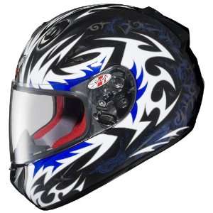 Joe Rocket RKT 201 Abyss Full Face Motorcycle Helmet MC 2 Blue Small S 