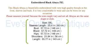 Abaya Galabeya Hijab & Scarves Look by Size Store Policies