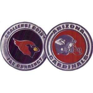  NFL Arizona Cardinals Challenge Coin Poker Card Cover 